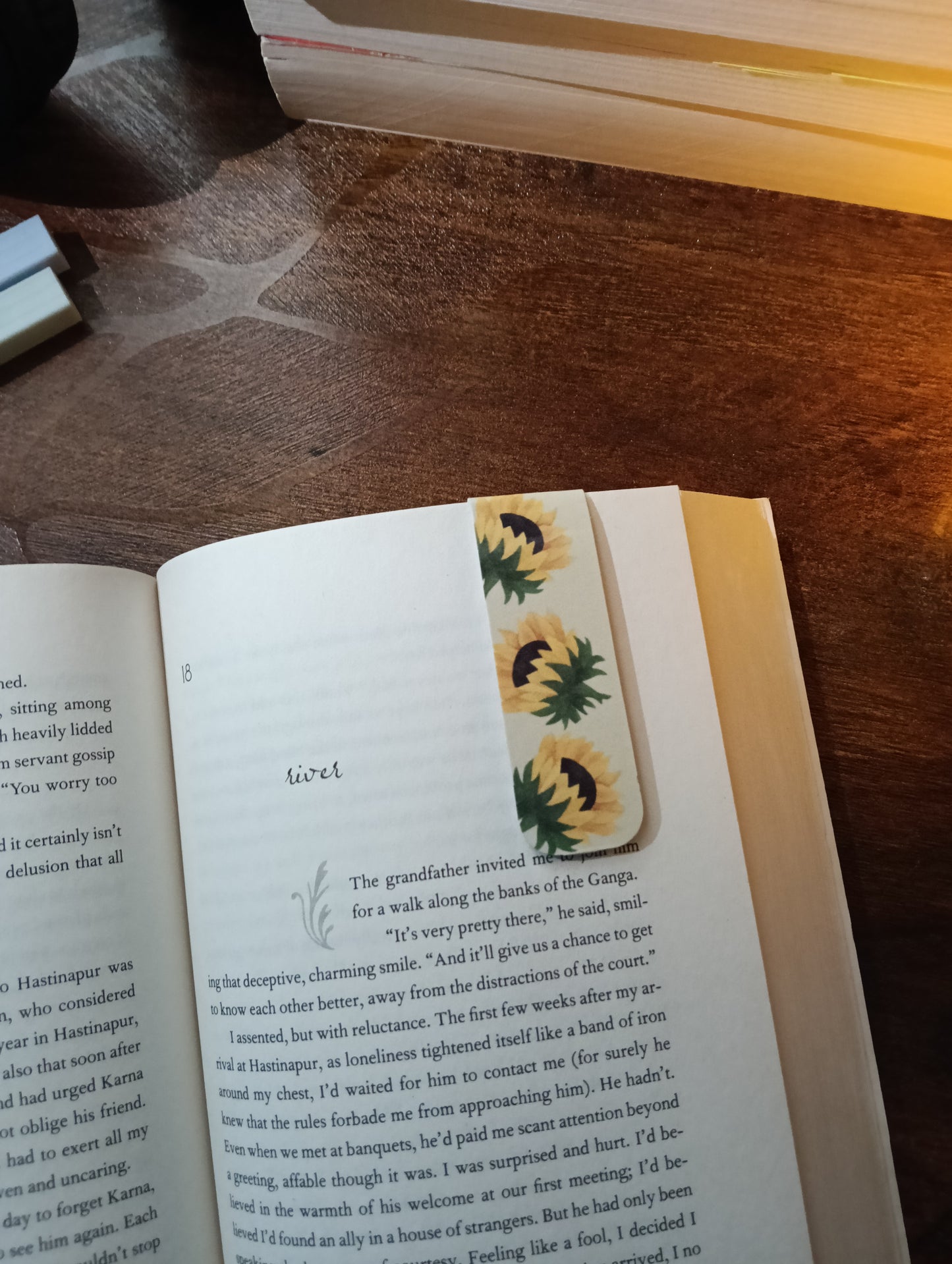 Sunflower Magnetic Bookmark