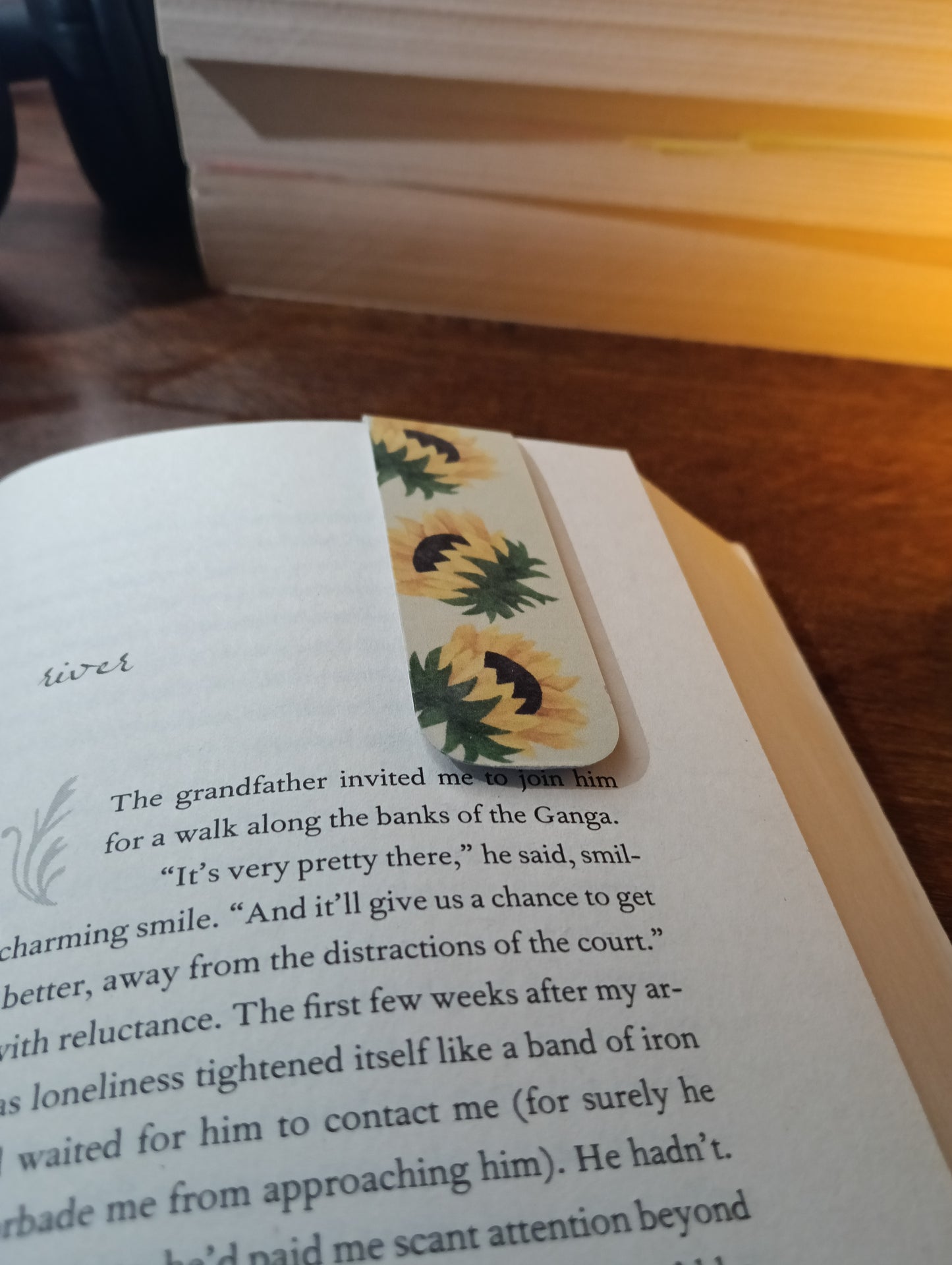 Sunflower Magnetic Bookmark
