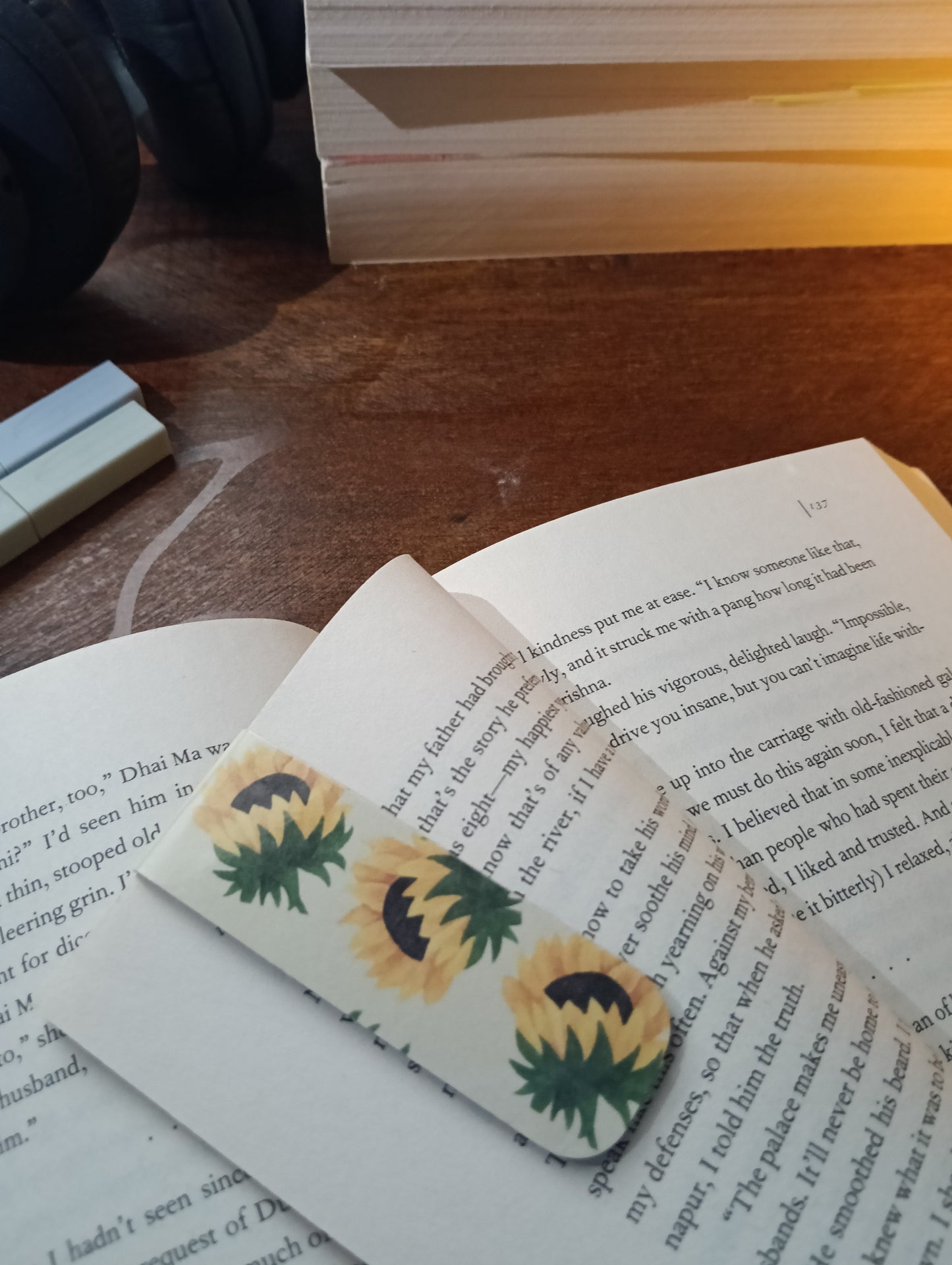Sunflower Magnetic Bookmark