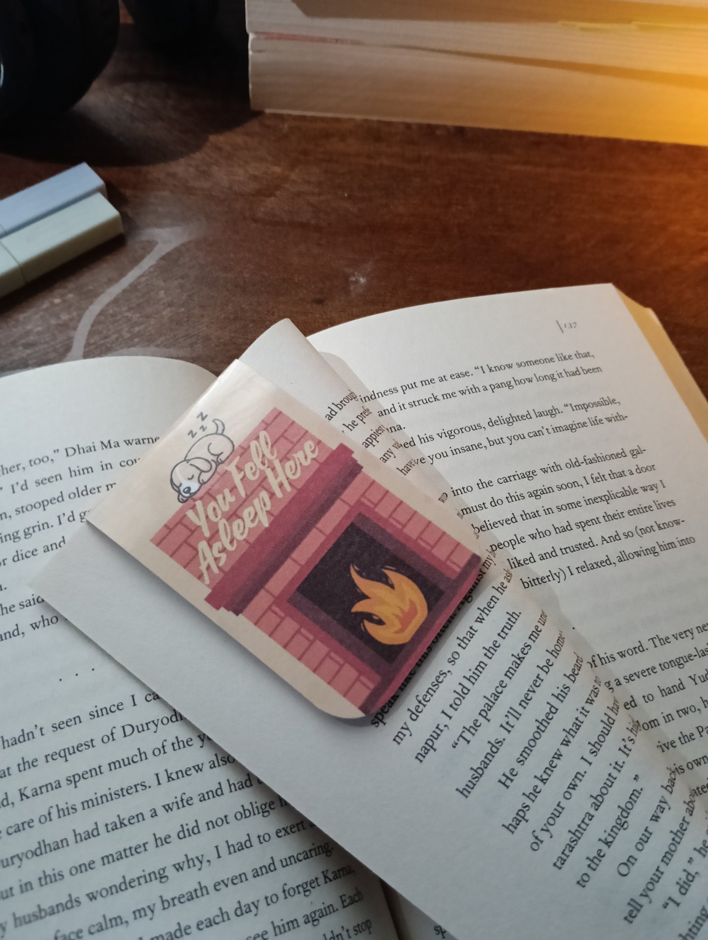 You Fell Asleep Here - Magnetic Bookmark