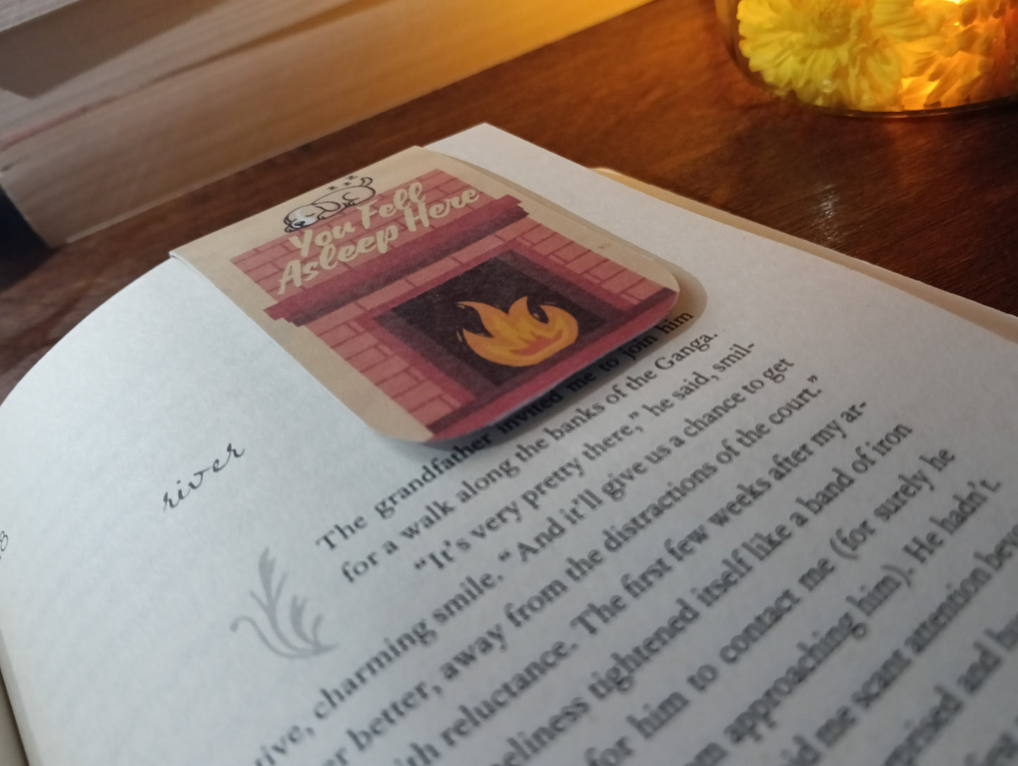 You Fell Asleep Here - Magnetic Bookmark