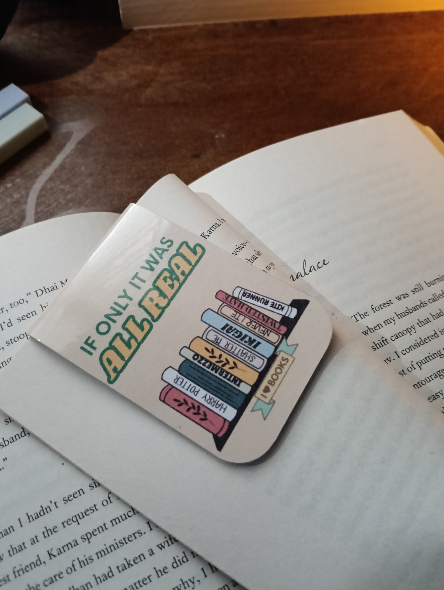 If Only It Was All Real - Magnetic Bookmark