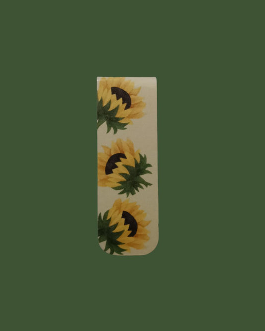 Sunflower Magnetic Bookmark