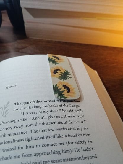 Sunflower Magnetic Bookmark