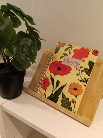 Floral Whispers | White Spiral Diary