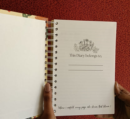 Floral Whispers | White Spiral Diary