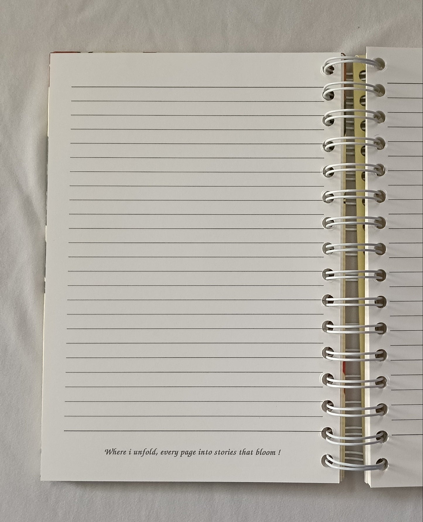 Floral Whispers | White Spiral Diary