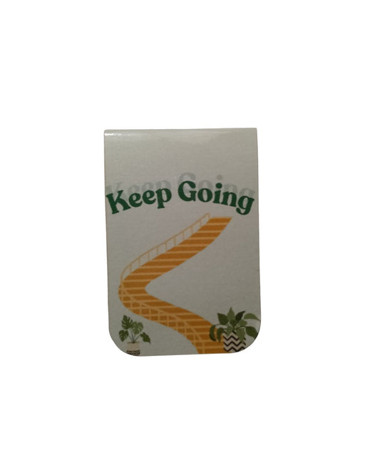Keep Going - Magnetic Bookmark