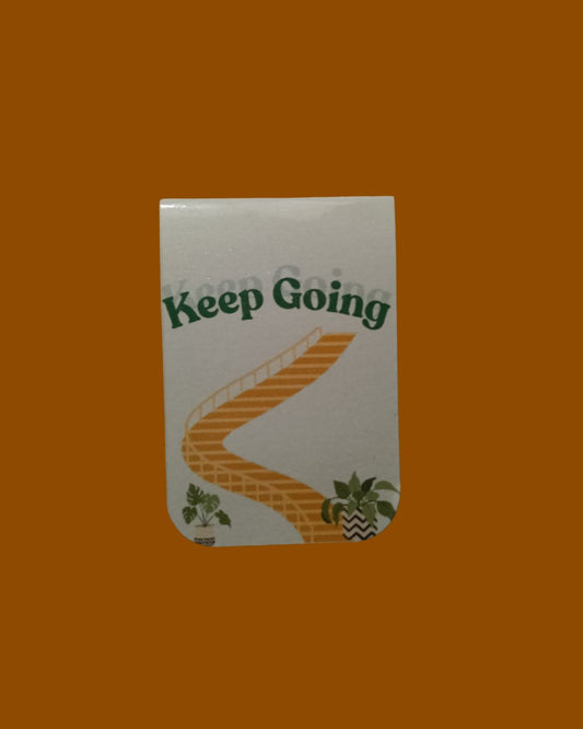Keep Going - Magnetic Bookmark